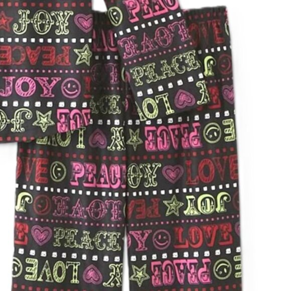 JOE BOXER Pajama Pant Set 2-PC Sleepwear LOVE COAT PJ JB Sleep 4/5 (XS) VTG - Picture 5 of 7